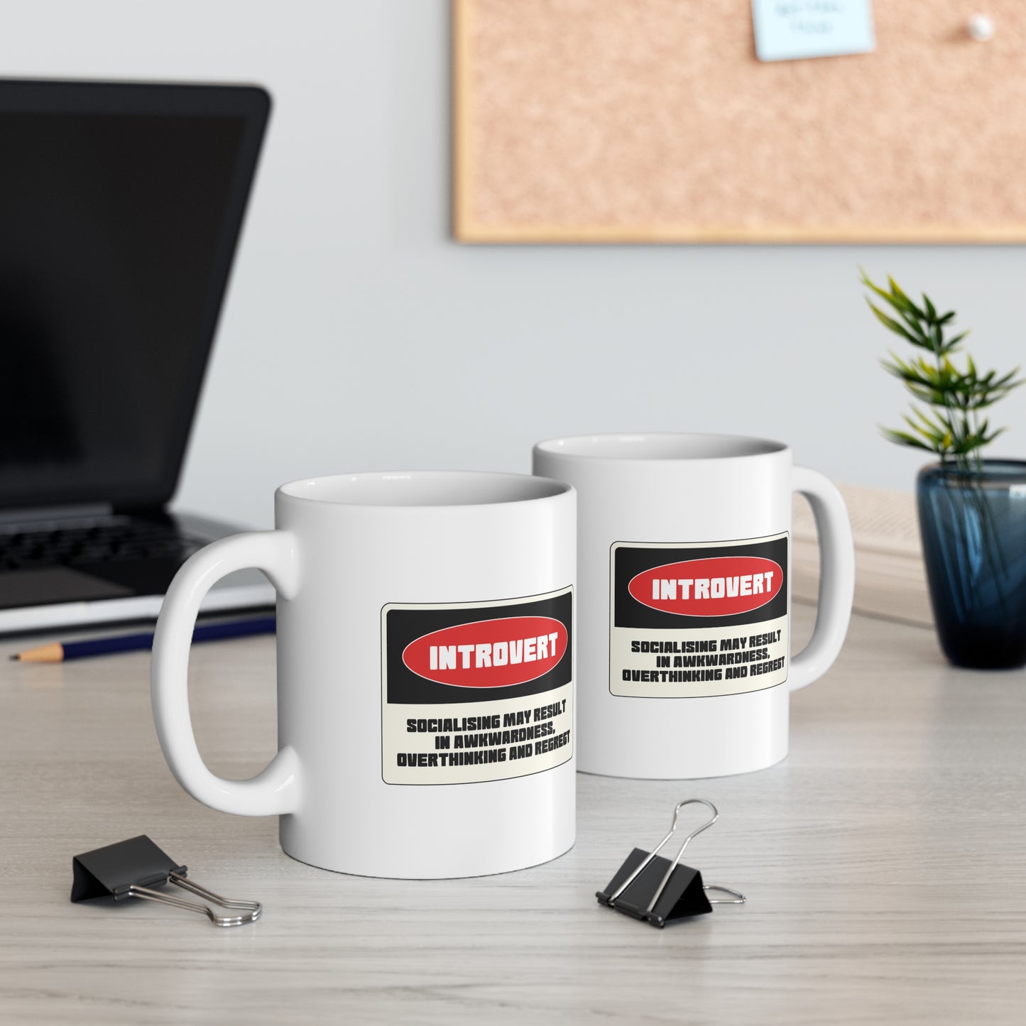 Introvert Alert (English Version) - 11oz Mug